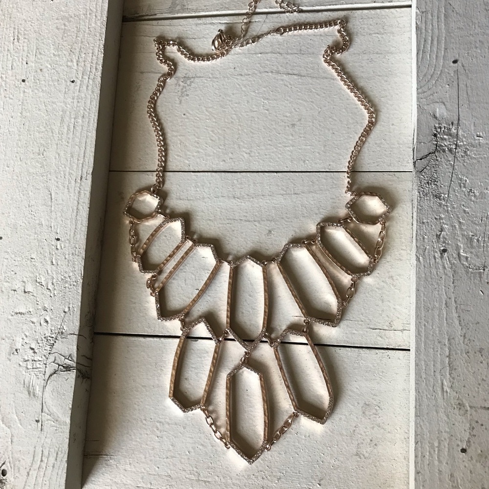 Maurices Rose gold statement necklace